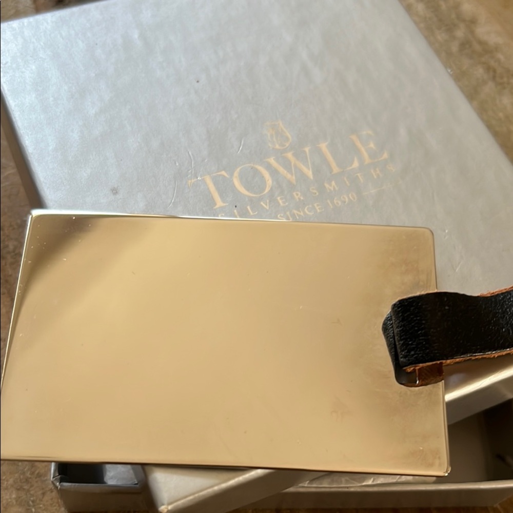 Towle Silversmiths Luggage Tag